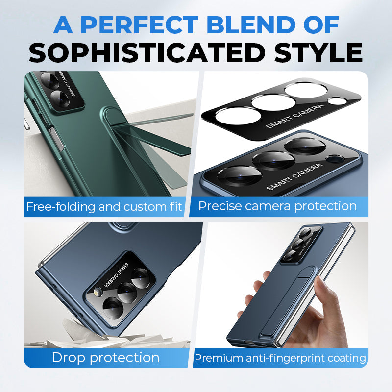 All-in-one Folding Stand Protective Shell with Front Screen Protector for Samsung Galaxy Z Fold6/5/4/3