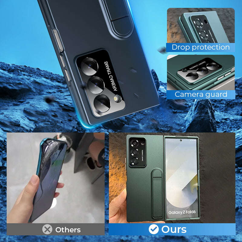 All-in-one Folding Stand Protective Shell with Front Screen Protector for Samsung Galaxy Z Fold6/5/4/3