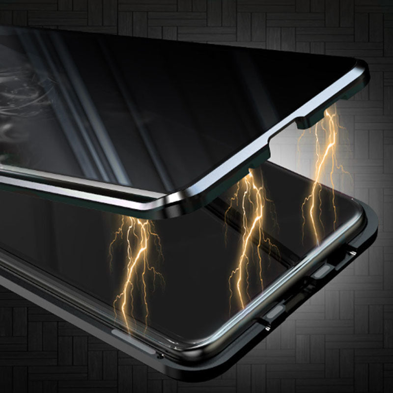 Anti-peeping Magnetic Tempered Glass Double-sided Phone Case（Series S21-25）