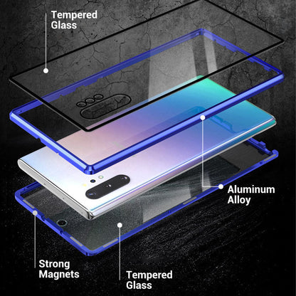 Anti-peeping Magnetic Tempered Glass Double-sided Phone Case（Series S21-25）