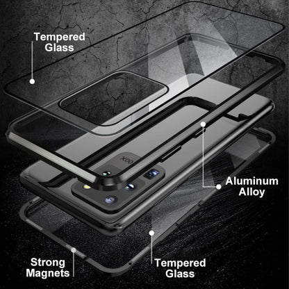🔥58% OFF🔥Anti-peeping Magnetic Tempered Glass Double-sided Phone Case For Samsung S21-25 Series