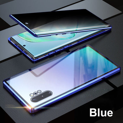 Anti-peeping Magnetic Tempered Glass Double-sided Phone Case（Series S21-25）