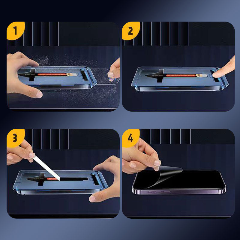 4K HD/Anti-Peeping Tempered Glass Screen Protector with Auto Dust-elimination Installation（Series S22-25）