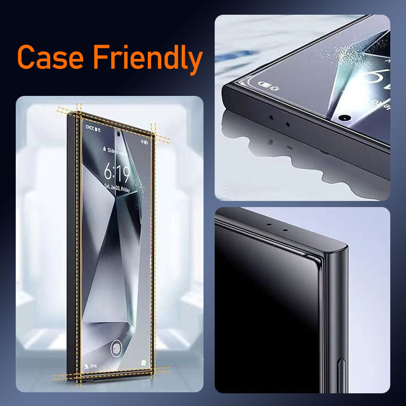 4K HD/Anti-Peeping Tempered Glass Screen Protector with Auto Dust-elimination Installation（Series S22-25）