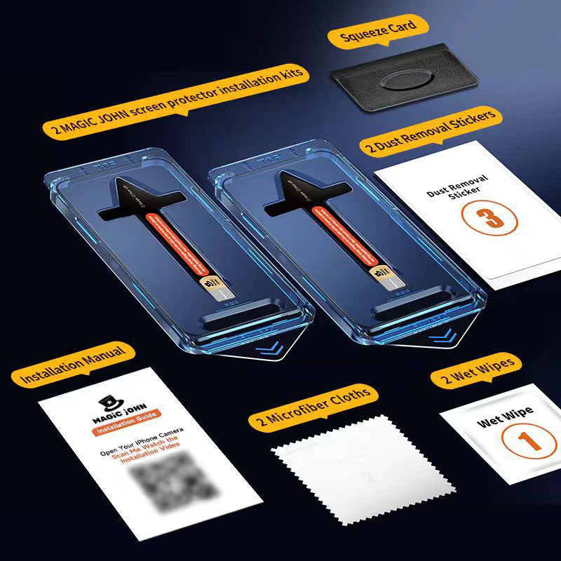 4K HD/Anti-Peeping Tempered Glass Screen Protector with Auto Dust-elimination Installation（Series S22-25）