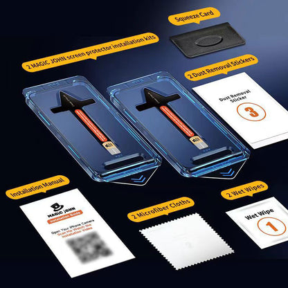 4K HD/Anti-Peeping Tempered Glass Screen Protector with Auto Dust-elimination Installation（Series S22-25）