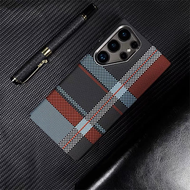 Anti-Fall Protective Case with Built-in Magnetic Ring for Galaxy S23/24 Series