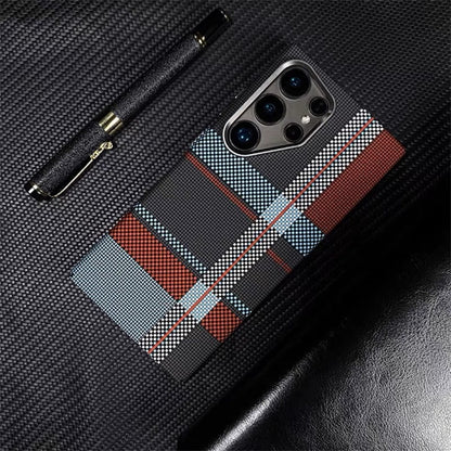 Anti-Fall Protective Case with Built-in Magnetic Ring for Galaxy S23/24 Series