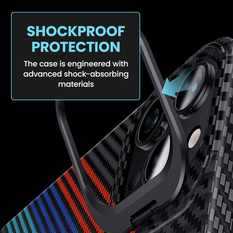🎁Hot Sale 50% OFF⏳Carbon Fiber Shockproof Frameless Slim Phone Case