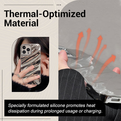 3D Wave Pattern Phone Case for iPhone
