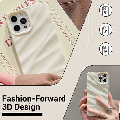 3D Wave Pattern Phone Case for iPhone