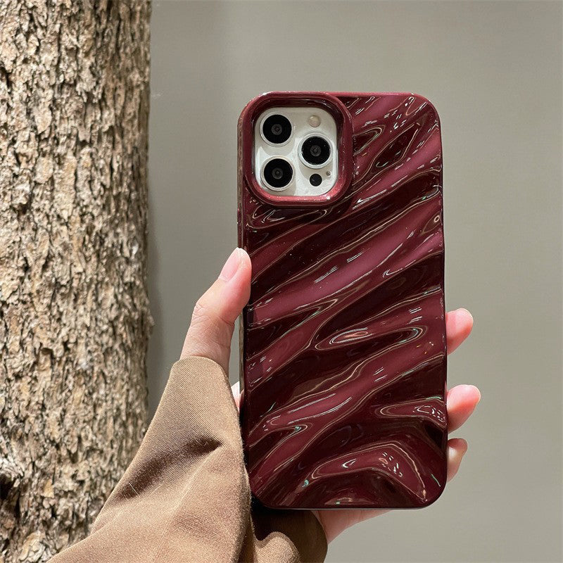 3D Wave Pattern Phone Case for iPhone